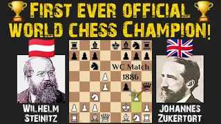 First Ever Official World Chess Champion || Steinitz vs Zukertort || World Chess Championship 1886