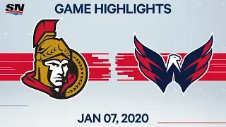 NHL Highlights | Senators vs Capitals – Jan. 7, 2020