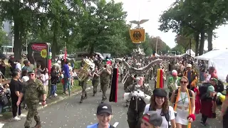 Nijmeegse Vierdaagse 2023 intocht , Duits Militair Muziekkorps deel 2