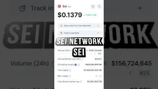 Что я думаю про токен Sei Network (#SEI) #криптовалюта #seinetwork #crypto #altcoin