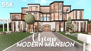 Cheap modern mansion - Bloxburg build