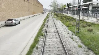 Linea 200, FUENCARRAL (Taller ERION) - SAN FERNANDO (Cab ride, train driver's view)