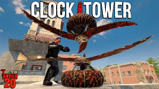 7 Days to Die: CLOCKTOWER EP 38 - I Broke 7 Days to Die's Physics... AGAIN! | Alpha 20 Feral Sense