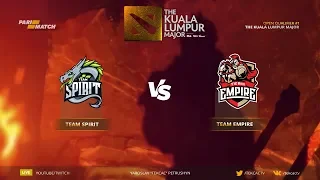 🤠 [RU] Team Spirit vs TPB и Team Empire | Bo3 | The Kuala Lumpur Major СНГ OPEN QUALIFIER #1