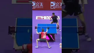 Liam Pitchford not only sexy leg but also skillfull backhand