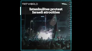 Hundreds gather in Istanbul to show solidarity with Palestinians