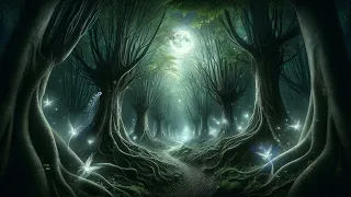 "Veil of the Mystic Glade: Journey Through the Twilight Grove"