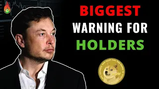 BIGGEST WARNING FOR ALL DOGECOIN HOLDERS! YOU NEED TO SEE THIS!! | DOGECOIN NEWS