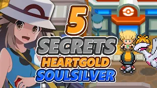 5 SECRETS & ASTUCES INCROYABLES SUR POKEMON HEARTGOLD & SOULSILVER !