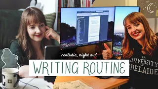 how I write AND work a busy job 🖊️ my realistic writing routine