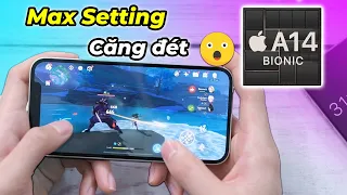 [2023] Test game iPhone 12: Apple A14 Bionic tối ưu nhiệt độ? Chơi Max Setting căng đét!