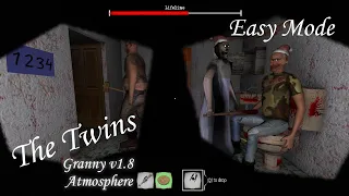 The Twins PC in Granny v1.8 Atmosphere (PC Port Version) On Easy Mode - Not Win