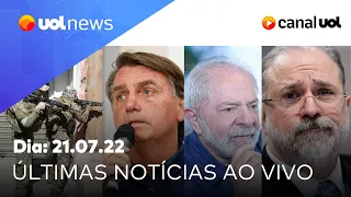 Lula x Bolsonaro, vídeo de Augusto Aras, mortes no Complexo do Alemão, pesquisa Ipec e + notícias