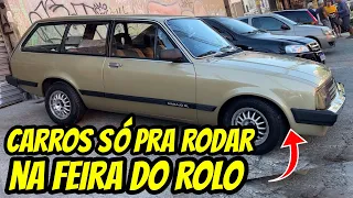 ENCONTREI ESSA FEIRA DO ROLO DE CARROS ANTIGOS USADOS !