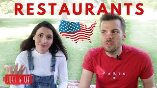 🇺🇸Difference between Restaurants in the UK vs USA🇬🇧