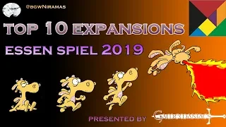 Top 10 Anticipated Expansions at Essen Spiel 2019
