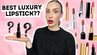 I TRIED THEM ALL... Luxury Matte Lipsticks Ranked! 🥊💄 WHO WINS?? Chanel, Prada Beauty, Dior, Hermes