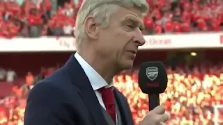 Arsene Wenger goodbye speech