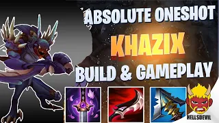 WILD RIFT | Absolute Oneshot Khazix Build & Gameplay | Challenger Khazix Gameplay | Guide & Build