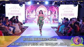 Jodhpur Couture Show | Official knowledge partner JIET Institute of Design and Technology, Jodhpur