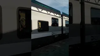 1 рейс Гомель Минск. Поезд Stadler.