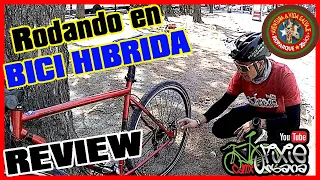 🔥Rodando en Bicicleta Hibrida🚴 // ¿Que es Una Bicicleta Hibrida❓ // Review Bicicleta Hibrida🚴🔥