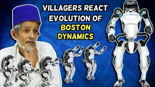 Villagers React To Evolution Of Boston Dynamics ! Tribal People React To Boston Dynamics