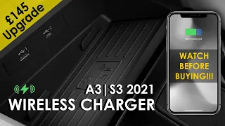 IS THE AUDI WIRELESS CHARGING WORTH IT? | A3 S3 2020 2021 |