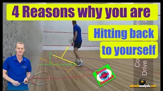 Squash analysis - Common problems hitting back to yourself