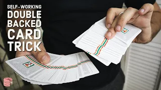 Self Working Double Backed Card Trick