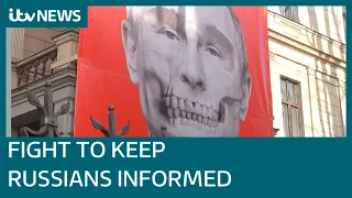 The Russian journalists hitting back at Vladimir Putin's propaganda | ITV News