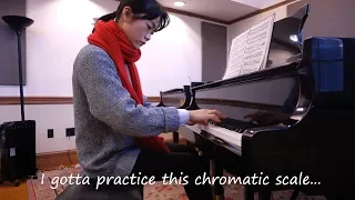 Practicing Liszt Scales... 😱😳😱 | Tiffany Vlogs #59