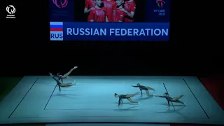 Russia - 2021 Aerobics junior European Champion, groups