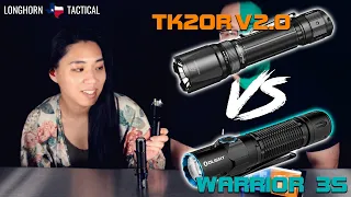 Fenix TK20R v2.0 - VS - Olight Warrior 3S [Longhorn Tactical]