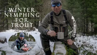 WINTER Fly Fishing (Nymphing) for Wild Trout in Oregon!