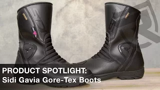 Sidi Gavia Gore-Tex Motorcycle Boots Product Spotlight Review | Riders Domain