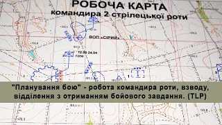 Планування бою    робота командира роти, взводу, відділення з отриманням бойового завдання  TLP