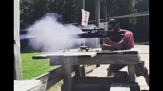 SHOOTING ARMALITE AR 50A1 50BMG IN SLOW-MO