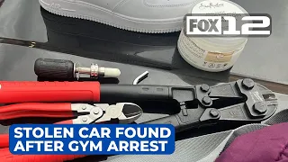 Police find stolen car after suspect arrested for stealing credit card at Gresham gym