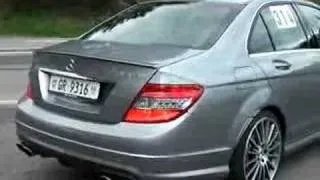 Mercedes-Benz C 63 AMG sound Acceleration !