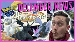 SHINY RESHIRAM ZEKROM & KYUREM COMING DECEMBER 2021! FULL SEASON OF HERITAGE BREAKDOWN IN POKÉMON GO