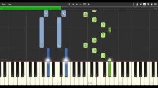 hellsing-netsu-tsukusareta-back-ground - [Synthesia] Piano cover