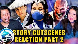 MORTAL KOMBAT 1 - STORY CUTSCENES Reaction Part 2!