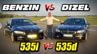 DIZEL vs BENZIN: BMW 5 (F10) **535d VS 535i**