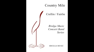 A Country Mile by Naomi Crellin, arr Edward Fairlie (3.5)