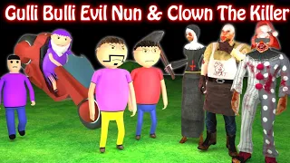 Gulli Bulli Evil Nun & Clown The Killer Horror Story (PART 1) | Mr Meat Game | Gulli Bulli Cartoon