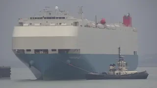 Freedom Ace | Vehicles carrier departing Southampton Docks 22/03/19