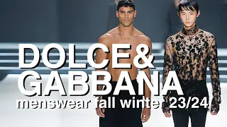 DOLCE GABBANA Menswear Runway Fall Winter 2023