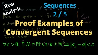 Proof Examples of Convergent Sequences | Real Analysis