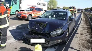 Unfall auf der A9 bei Ingolstadt-Süd